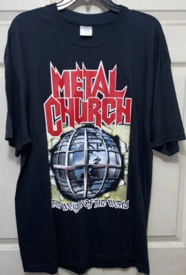 Camiseta Concierto Vintage Metal Church - Peso del Mundo Talla XL Foto 1 de 4