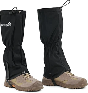 Wasserdichte verstellbare Beingamaschen für Damen und Herren Schneestiefel Gamaschen zum Wandern - Bild 1 von 7