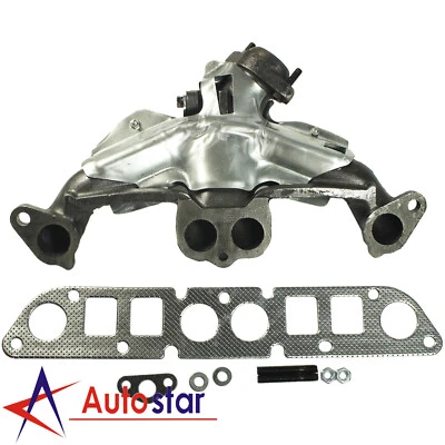 Colector de escape de hierro fundido con kit de junta para camión Dakota Cherokee Wrangler 2,5 L Foto 1 de 4