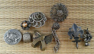 Ancien lot de bijoux anciens art pop, old french  jewels - Imagen 1 de 1