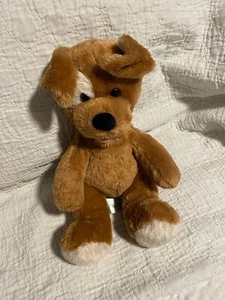 Build A Bear Workshop PUPPY DOG Plush Brown White Eye Patch - Picture 1 of 4