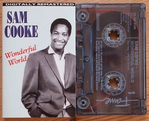 SAM COOKE - WONDEFUL WORLD (FAME TCFA3191) REMASTERED REISSUE CASSETTE SOUL EX - Picture 1 of 3