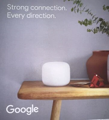 Google Nest Wifi Ethernet Dual Band 2.4 GHZ Wireless H2D Router AC2200 - Image 1 of 4