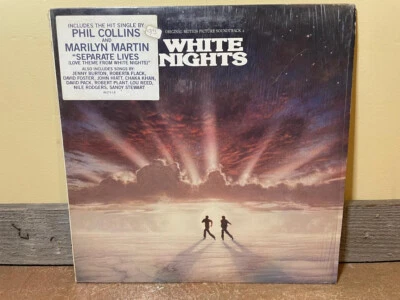 WHITE NIGHTS SOUNDTRACK ~ 1985 LP Shrink Hype 1st Press Phil Collins Lou Reed EX - Image 1 of 4