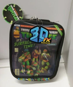 NEW Nickelodeon Teenage Mutant Ninja Turtles Lunch Bag Box 3D FX Features NWT - Picture 1 of 5