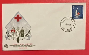 Australia Wesley, 1963 Centenary of International Red Cross FDC - Picture 1 of 2