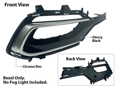 Bisel de faro antiniebla para Hyundai Santa Fe Sport 2017 2018 motor 2,0 L lado del pasajero Foto 1 de 4