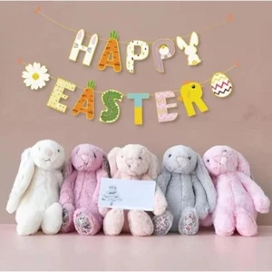 NEW Happy Easter Banner Pull Flag Party Decoration - Picture 1 of 3