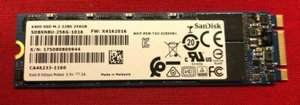 SANDISK X400 M.2 2280 256GB SOLID STATE DRIVE SD8SN8U-256G-1016 - Afbeelding 1 van 3
