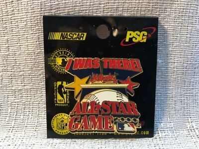 Atlanta Braves Turner Field 2000 All Star Game I Was There Baseball MLB Pin - Image 1 of 2