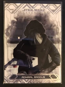 2017 Topps Star Wars capolavoro #32 ammiraglio Raddus - Foto 1 di 1