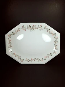 Johnson Bros. "Eternal Beau" Octagon Serving Platter Florals & Ribbons - Picture 1 of 9