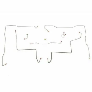 Chevrolet K10 1971-72 kit de línea de frenos delanteros 4x4 frenos de potencia-TKT7105SS - Imagen 1 de 2