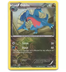 Pokemon 2012 Light Play Gabite Dragons Exalted REVERSE 88/124 Card - Picture 1 of 1