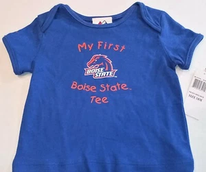 My First Boise State University Broncos Blue T-Shirt New! Baby Toddler 18 Months - Picture 1 of 2