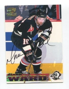 1998 Pacific Dixon Ward Signed Card Hockey NHL Autograph AUTO #24 - Picture 1 of 2