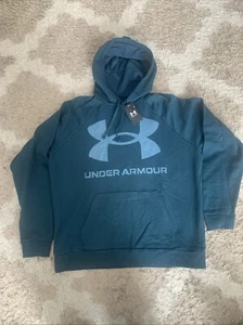 Under Armour Sweatshirt Hoodie Men's XLarge Long Sleeve Logo Olympic Blue - Picture 1 of 6