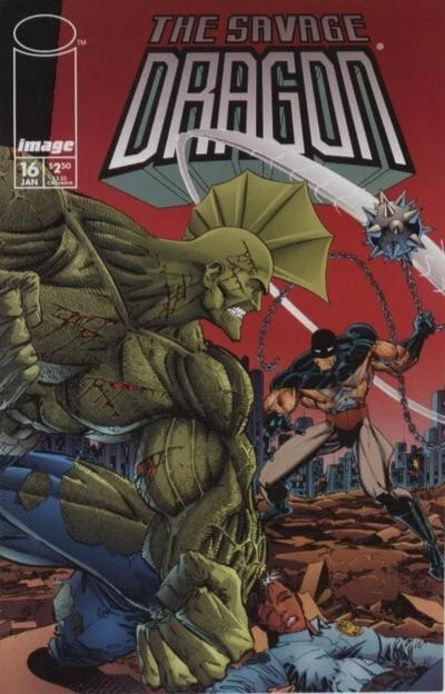 Savage Dragon  #16 VF 8.0 1995  Erik Larsen Cover - Image 1 of 1