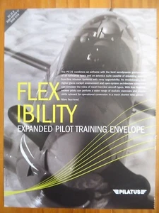 10/2007 PUB PILATUS PC-21 TURBOPROP TRAINER DUBAI AIRSHOW ORIGINAL AD - Imagen 1 de 1