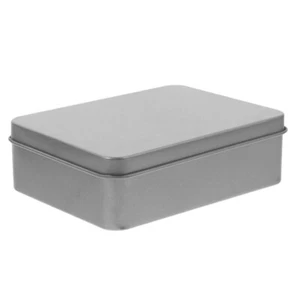 Rechteckige Aufbewahrungsbox Reisen Metallkisten Zur Vorratsdosen Mit Deckel - Bild 1 von 12