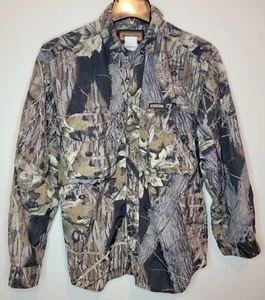 Remington Mossy Oak Breakup Camo Hunting Shirt Men's M Outdoor Forest Woods - Picture 1 of 10