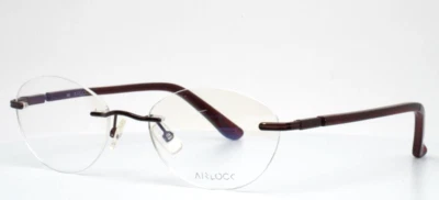Óculos feminino oval sem aro AIRLOCK Triumph 204 604 Borgonha 52-19-135 B:37 - Imagem 1 de 4