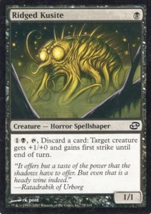 4X RIDGED KUSITE NEGRO PLANO CAOS MTG MAGIC LP X4 (yourdeckbuilder) - Imagen 1 de 1