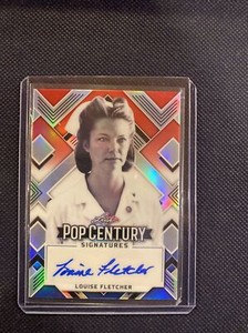 2022 Leaf Metal Pop Century LOUISE FLETCHER Red White Blue Auto /10 Signed