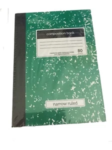 Grünes Mini Marmor Kompositionsbuch passt 18 Zoll (*siehe Hinweis!)  American Girl Puppe - Bild 1 von 1