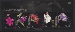 NEW ZEALAND 2004 GARDEN FLOWERS MINIATURE SHEET UNMOUNTED MINT - Picture 1 of 1