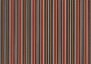 Tapicería de cortinas al aire libre de tela Bryant Ind roja dorada negra marrón a rayas - Imagen 1 de 2