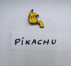 Croc Charms Pokemon Jibbitz Soft PVC Pikachu Charmander Squirtle - Picture 1 of 1