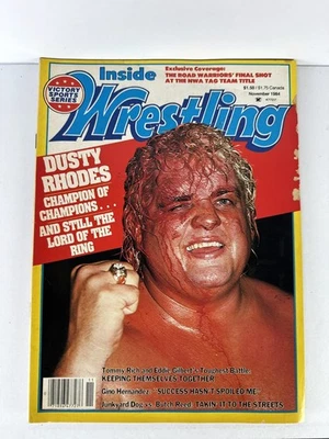 Inside Wrestling Magazine – November 1984 – Dusty Rhodes, Ric Flair, Harley Race - Image 1 of 3