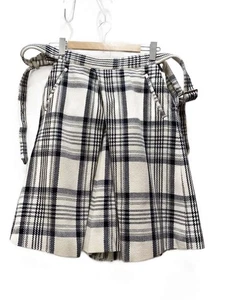 COMME des GARCONS HOMME PLUS Shorts S Wool WHT Check PH P014 - Picture 1 of 5