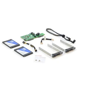 Flex-Bay + Cables for Dell PowerEdge R730xd 24-Bay + 2x SFF Caddies + 2x 1TB SSD - Picture 1 of 1