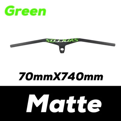  Manillar de cabina integrado de carbono MTB 28,6 mm -17 grados para bicicleta de montaña  Foto 1 de 4