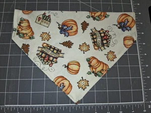 Große Größe Hund Herbst Bandana Schlupfhalsband Schäfer Mastiff Däne Thanksgiving - Bild 1 von 4
