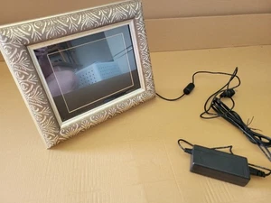 Digital Photo Frame LCD Memories 8" High Res Desktop or Wall Mount Rustic Pewter - Picture 1 of 5