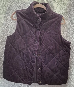 Womens Reversible Vest Columbia L Purple Good Condition - Picture 1 of 9