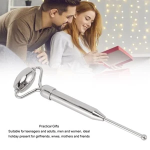 Face Roller Massager Stainless Steel Double Ended Eye Roller Facial Massage Tool - Picture 1 of 24
