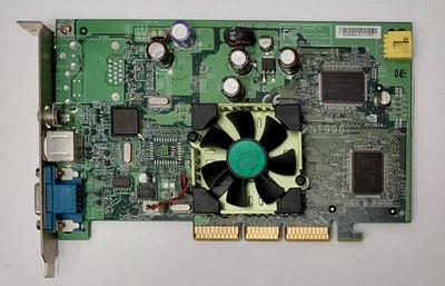 MSI MS-8874 AGP Grafikkarte (nvidia GeForce4 MX440,  64MB, retro, 2002) - Bild 1 von 4
