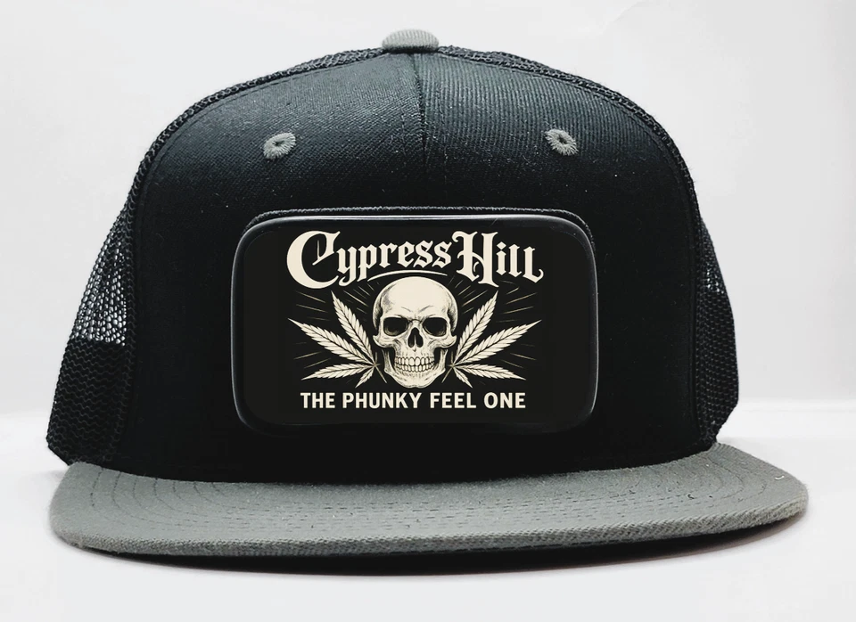 Chapéu Cypress Hill, remendo de metal removível, encaixe para trás - Imagem 1 de 1