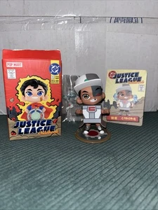 Open Box Authentic Pop Mart Justice League Childhood Cyborg Figure - Picture 1 of 10