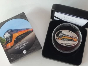 MONEDA DE PLATA CHEQUIA 2025 COIN PP PROOF - LOCOMOTORAS DE VAPOR - DAYLIGHT - Imagen 1 de 8