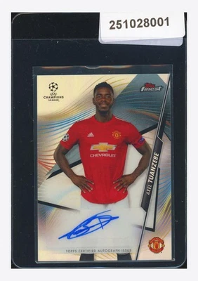 2021 Topps Finest Axel Tuanzebe Auto Refractor #FA-AXT Manchester United - Image 1 of 2