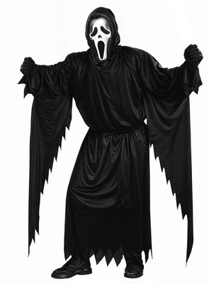 FUN WORLD Scream Kostüm - Halloween Kostüm Herren Damen - Original lizenziertes Kostüm aus