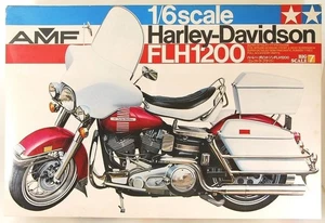 TAMIYA 1/6 HARLEY DAVIDSON FLH1200 AMF BIG SCALE SERIES NO.7 Made in JAPAN Rare - Picture 1 of 24