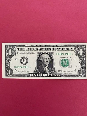 Un billete 2017 BIRTH DAY. marzo .24 de 1951 con estrella $ 80.00 crispí  - Image 1 of 4