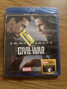 Captain America: Civil War (Blu-ray/Digital, 2017) Marvel Avengers Phase Three 3 - Picture 1 of 2