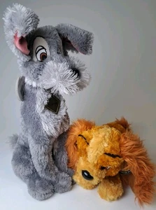 Vintage Disneyland Disney Parks Lady & The Tramp 15 Zoll Plüsch sauber mit Etikett - Bild 1 von 7